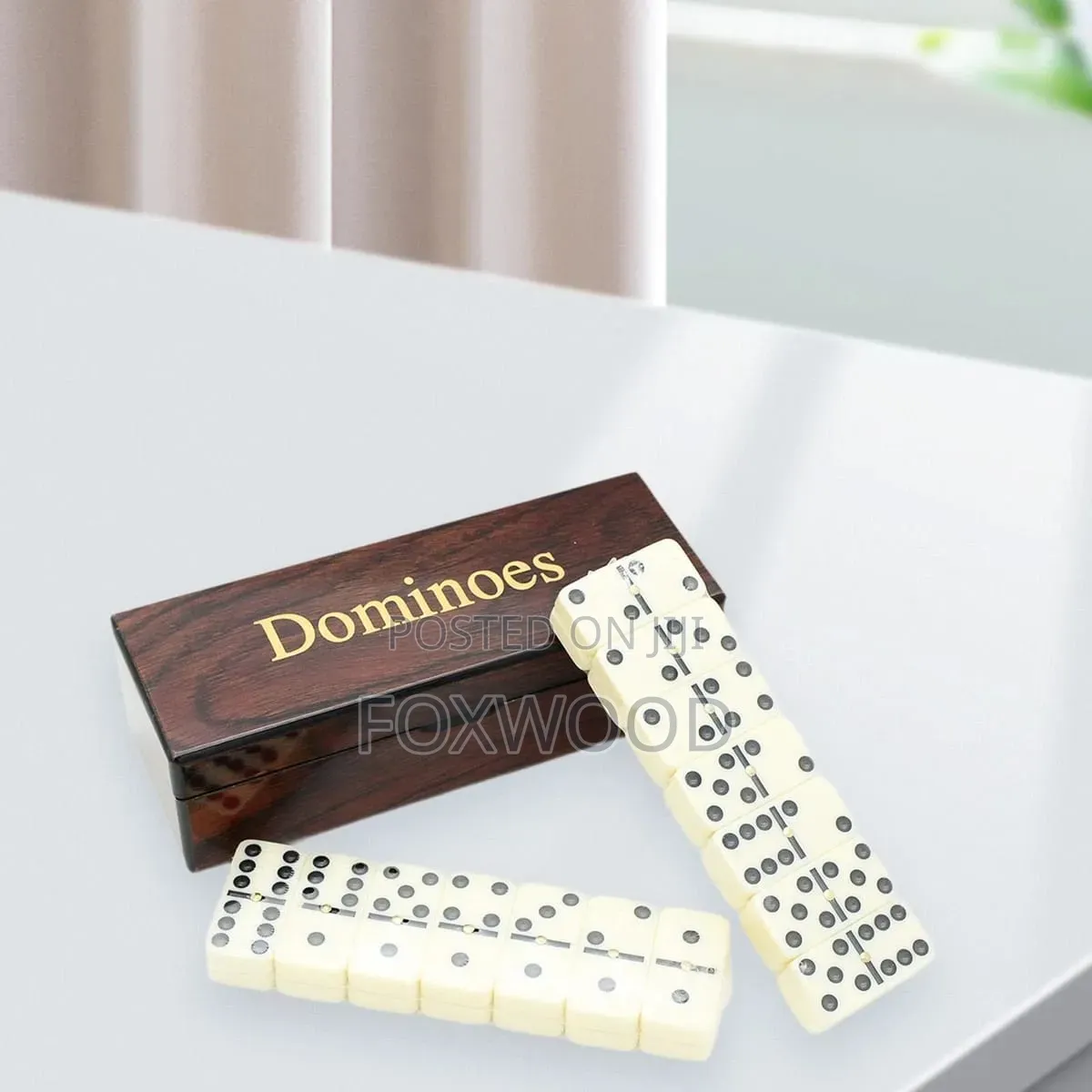 Wooden Case Dominoes