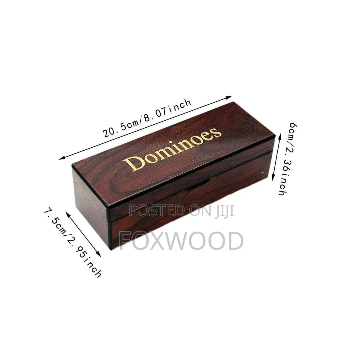 Wooden Case Dominoes