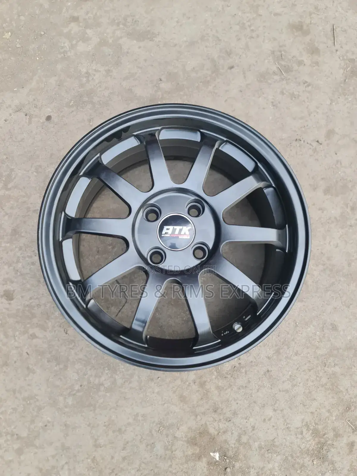 Rims (Size 15) Toyota (4 Holes, Set of 4)Black.