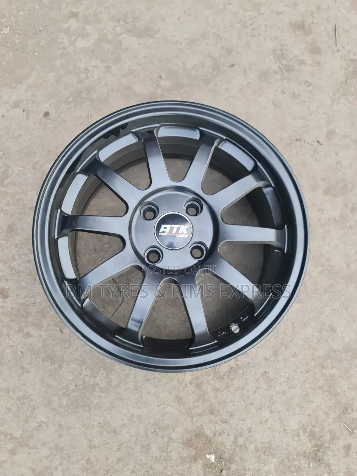 Rims (Size 15) Toyota (4 Holes, Set of 4)Black.