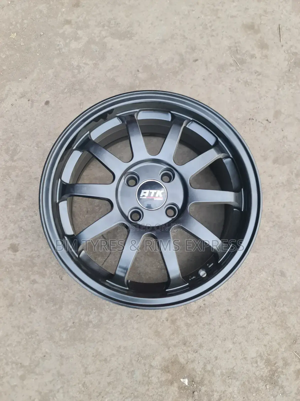 Rims (Size 15) Toyota (4 Holes, Set of 4)Black.