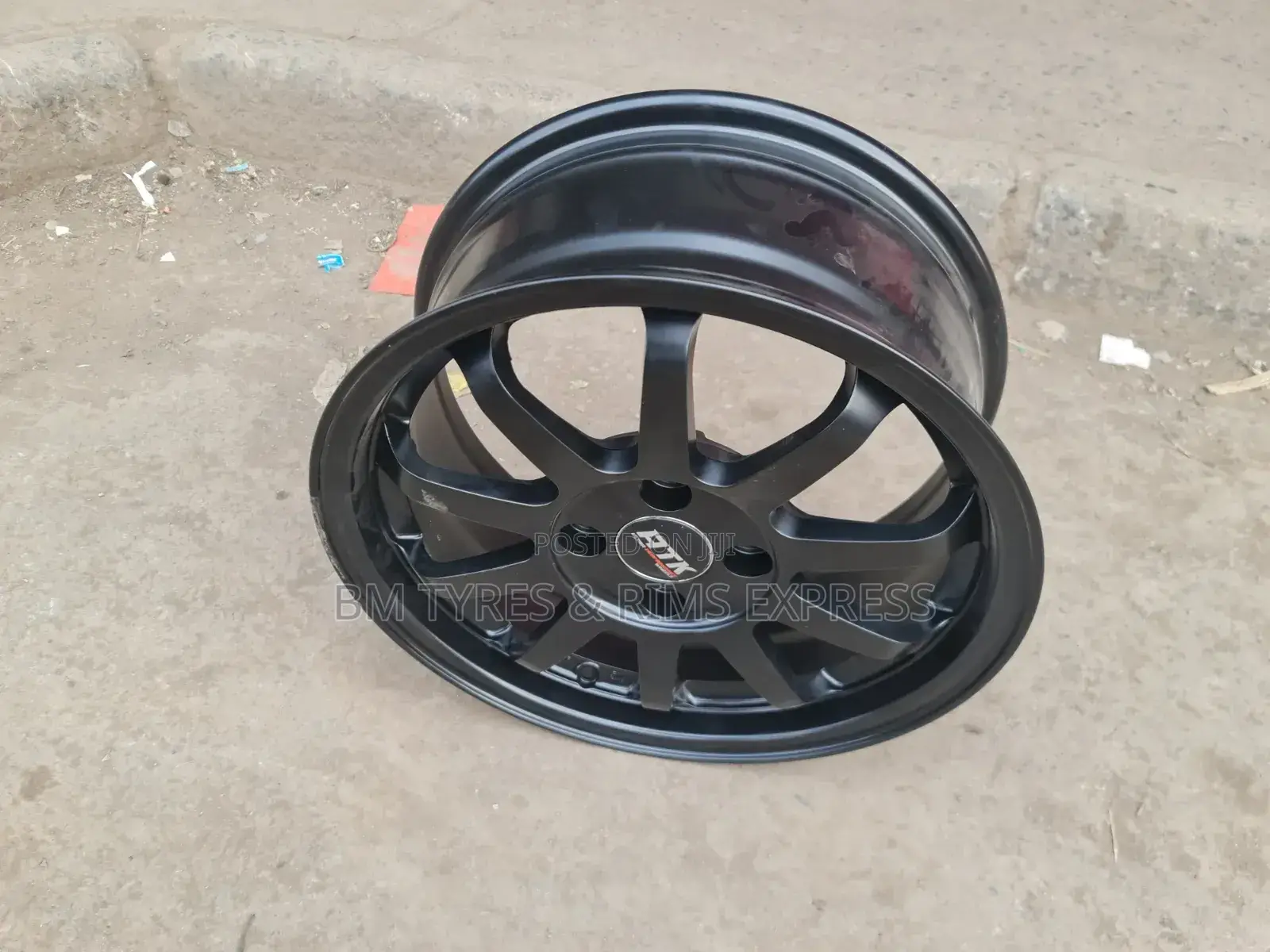 Rims (Size 15) Toyota (4 Holes, Set of 4)Black.
