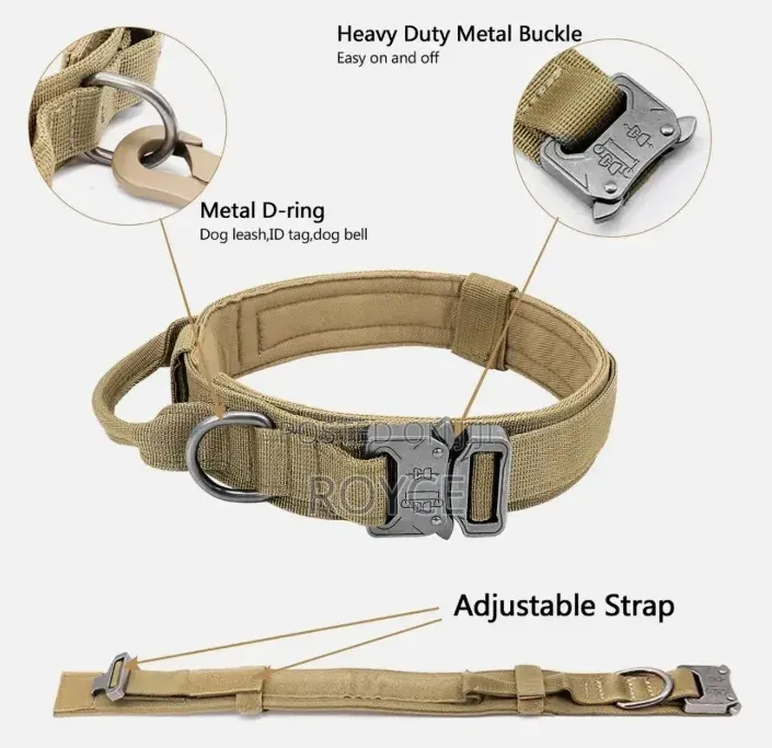 Tactical Heavy Duty Dog Collar