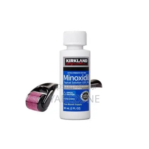 Kirkland Minoxidil 5% One Month Supply With Derma Roller