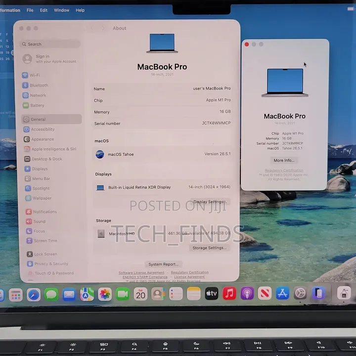 Laptop Apple MacBook Pro 2021 M1 16GB Apple M1 Pro SSD 512GB