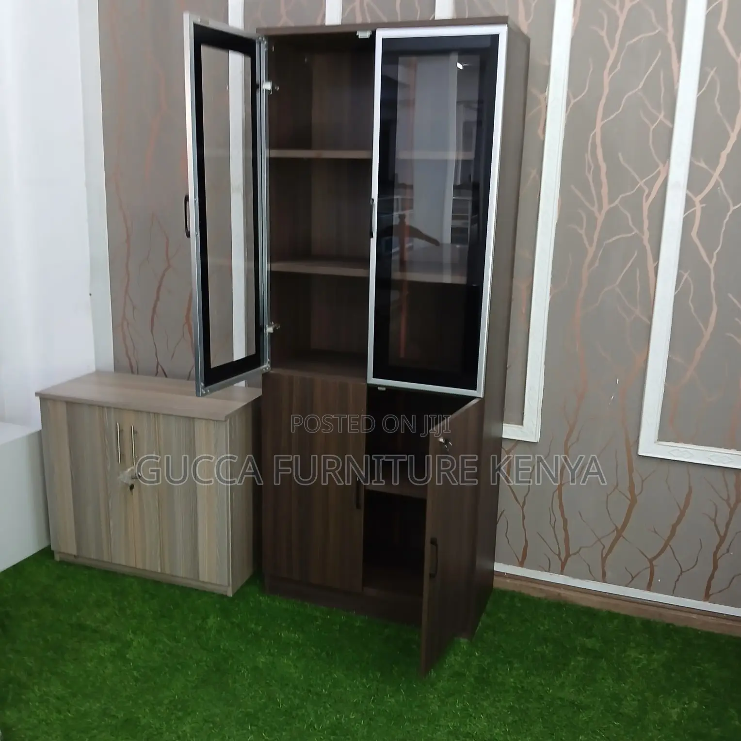 2-Door Wooden Imported File Cabinet