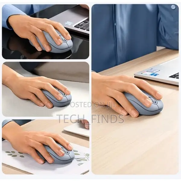 Ugreen 2.4g Wireless Mouse Dusty Blue - Mu105