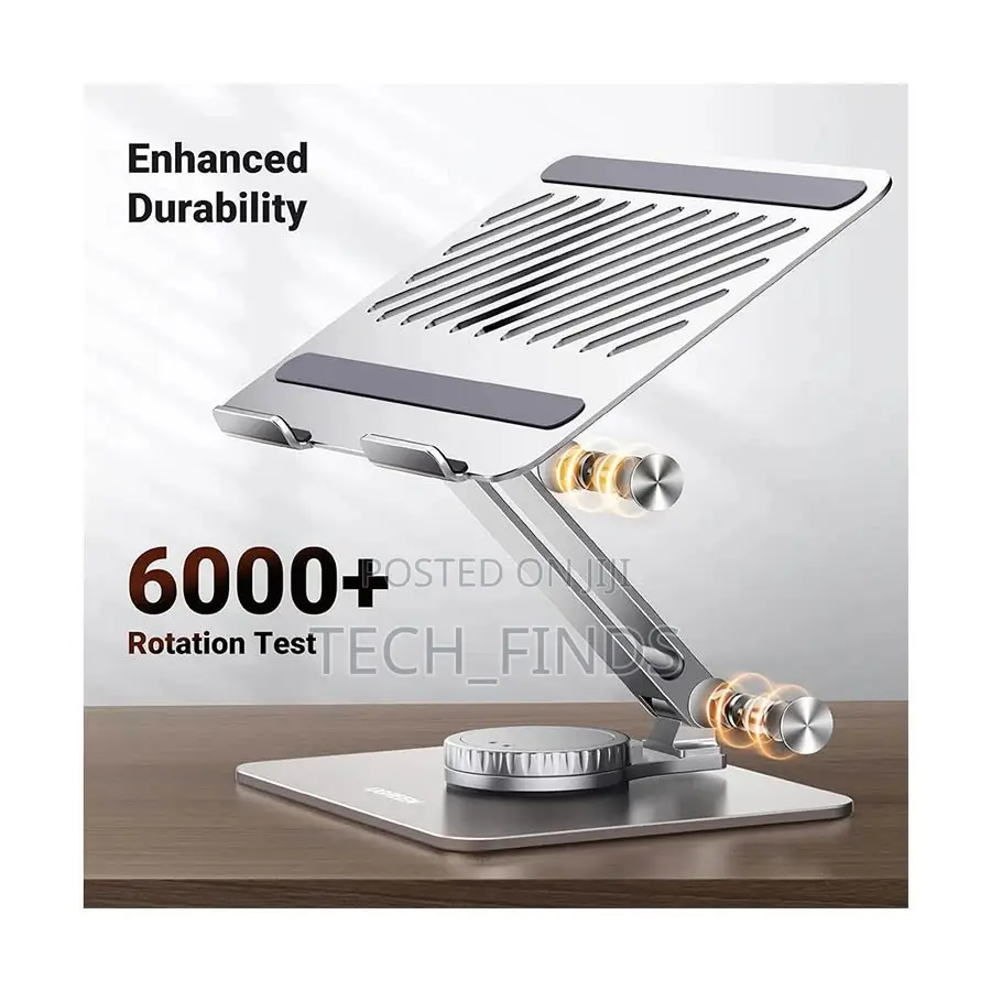 Ugreen Aluminium Swivel Laptop Stand – Lp592 (Ug-90849) – Silver