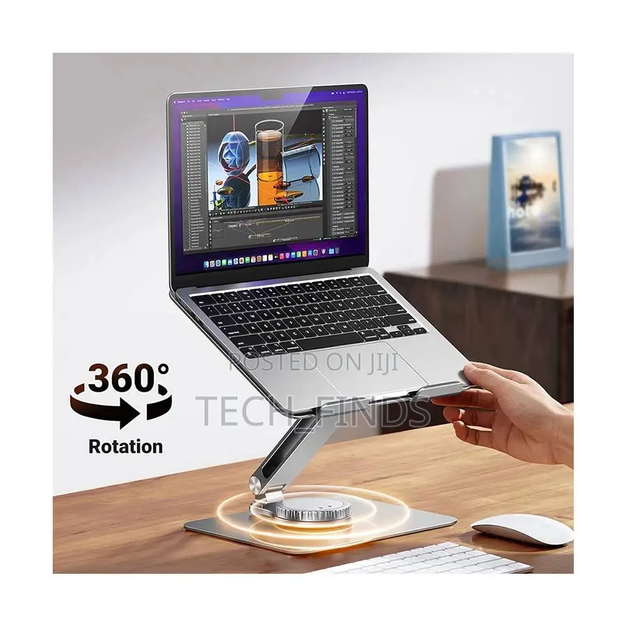 Ugreen Aluminium Swivel Laptop Stand – Lp592 (Ug-90849) – Silver