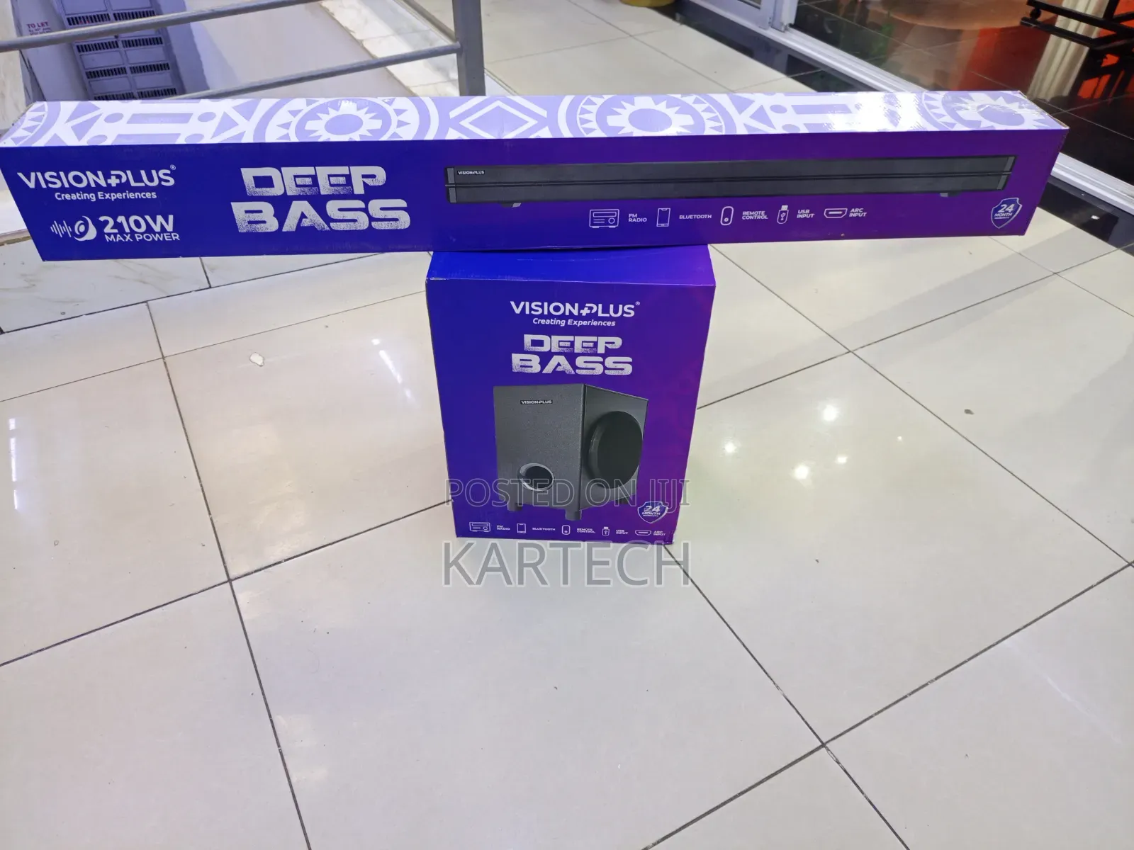 Vision Plus 2112 Deep Bass Soundbar System (210w Max Power)