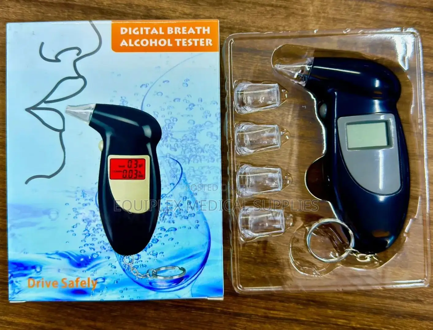 Batteries Alco Blow / Alcohol Tester With Mouthpieces