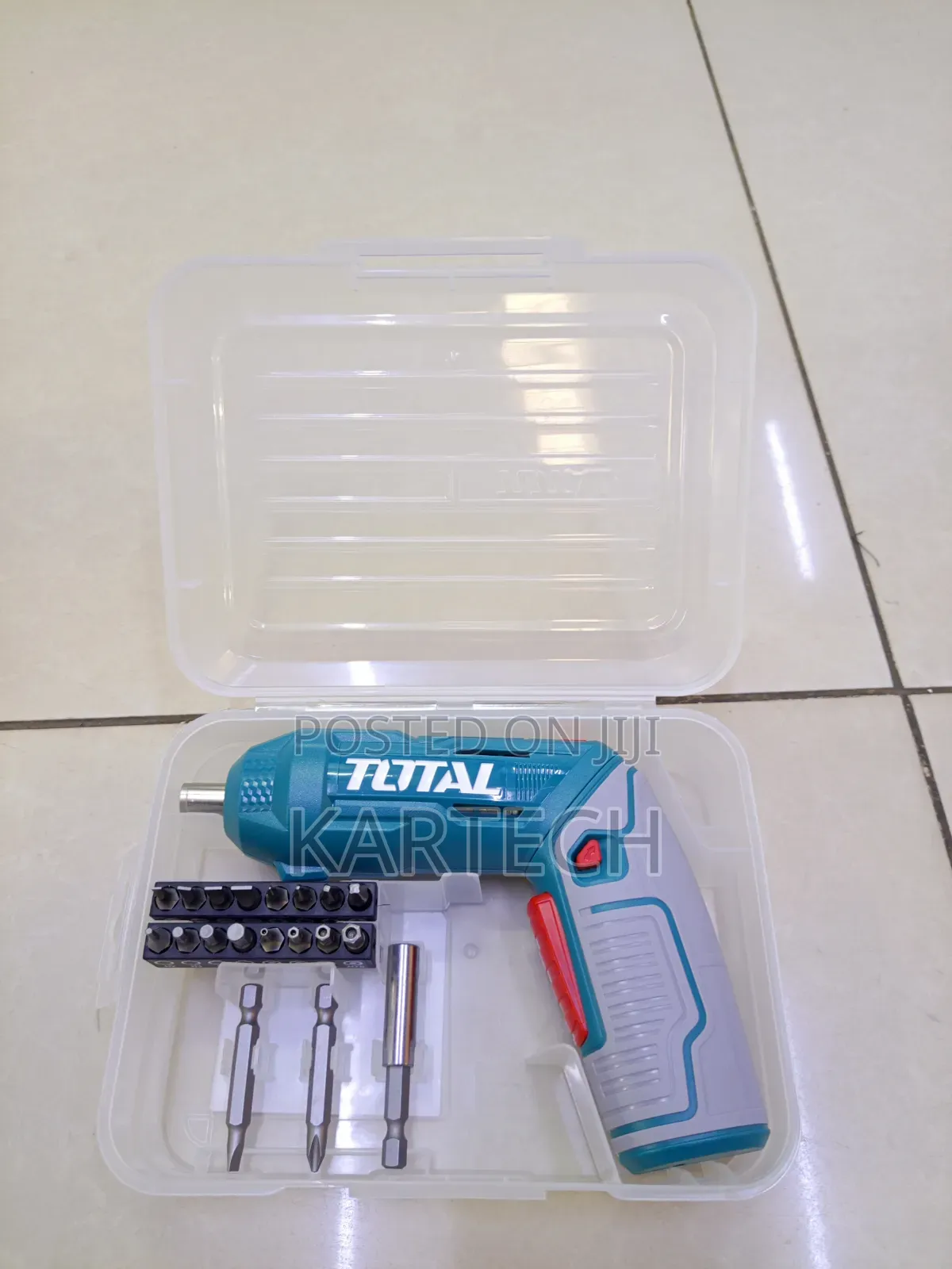 Total 4v Tsdli0442 Cordless Electric Screwdriver Kit