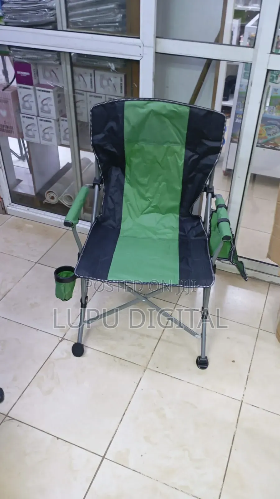 Heavy Duty Camping Chair Comes in Black,Green,Camouflage Blue