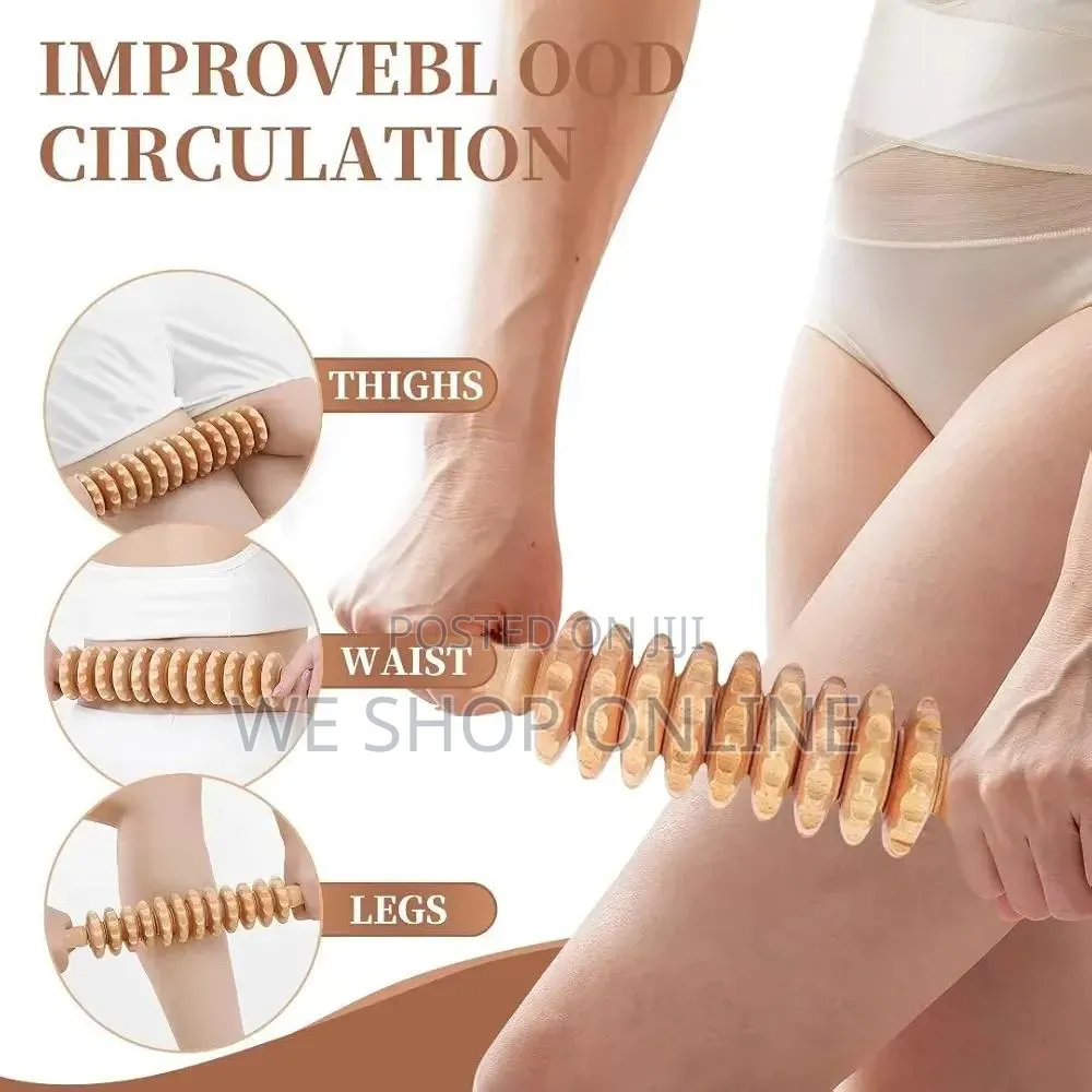 Wood Therapy Massage Rolling Pin