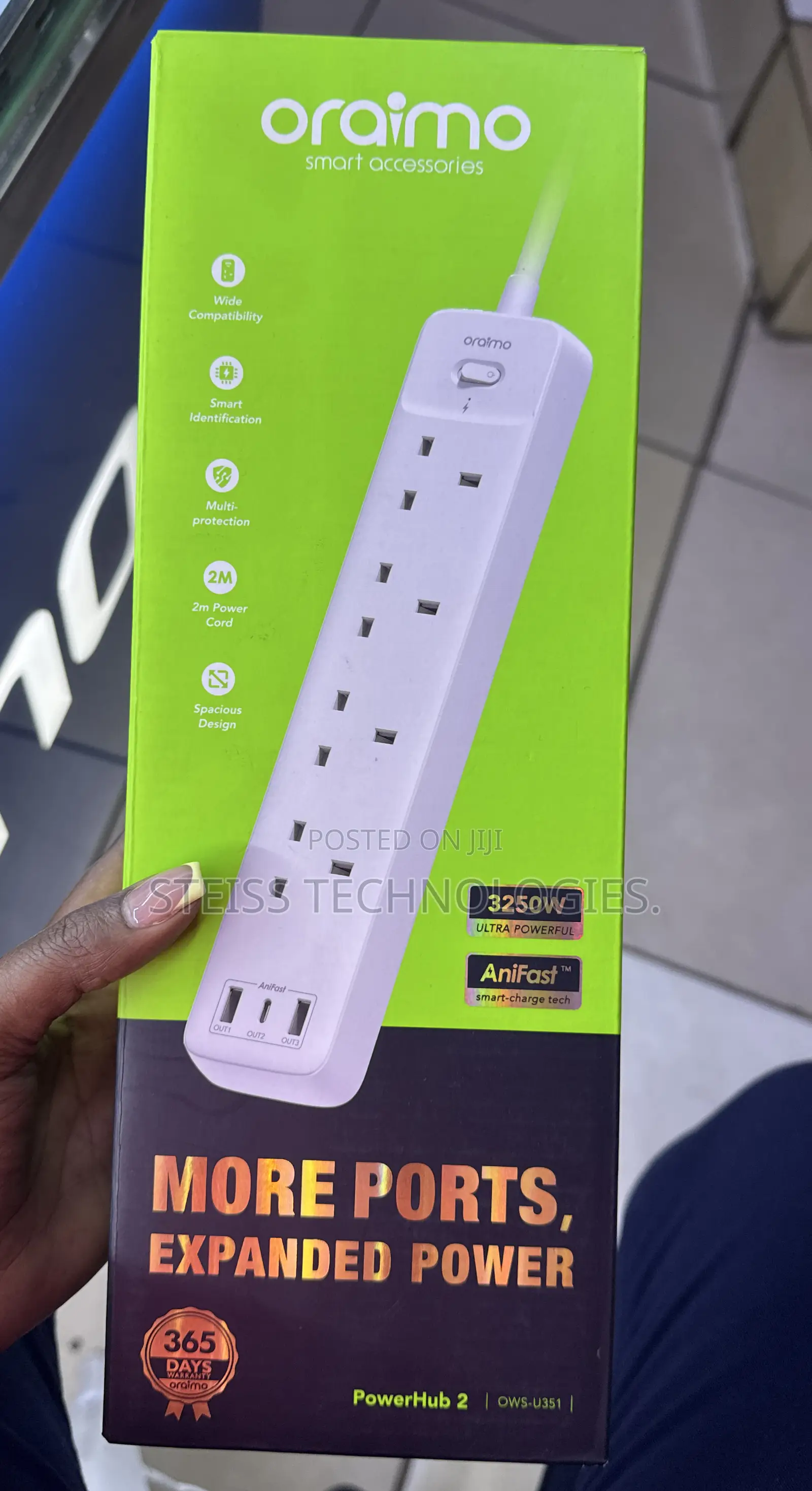 Oraimo Extension Power Hub