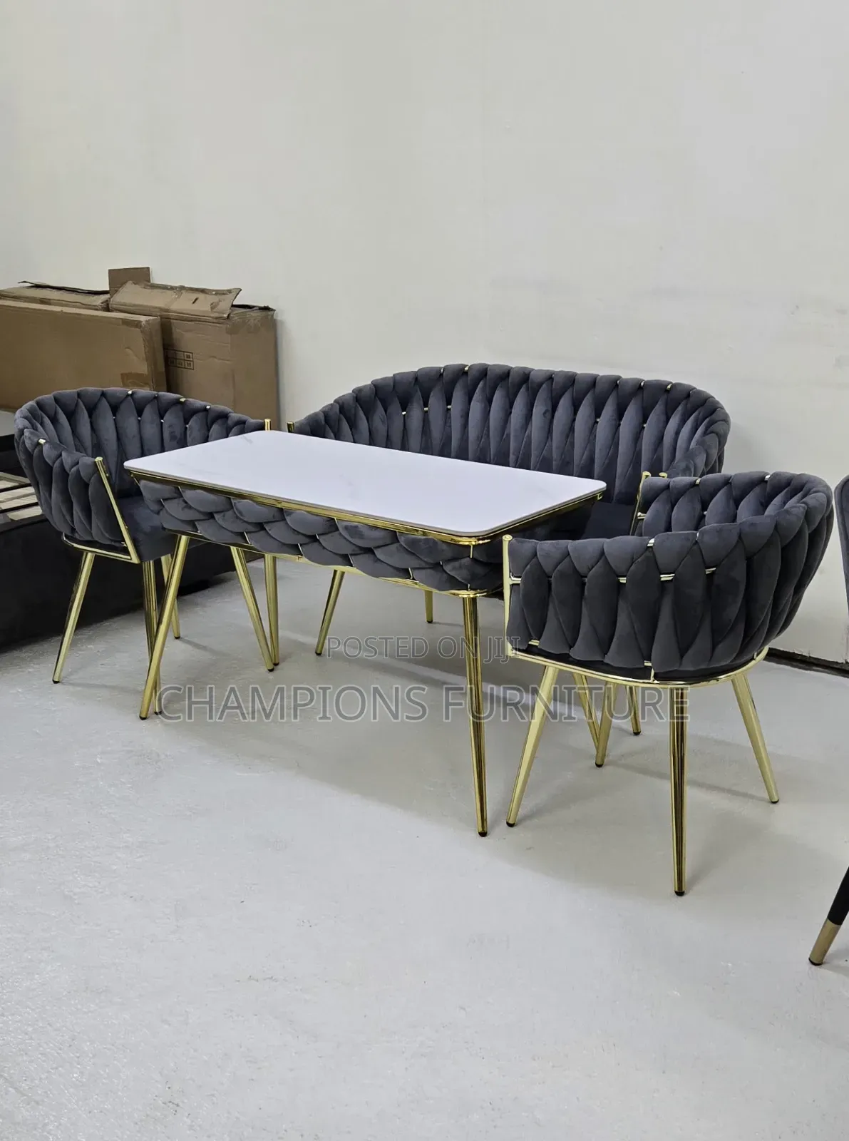 Velvety Luxury Dining Set