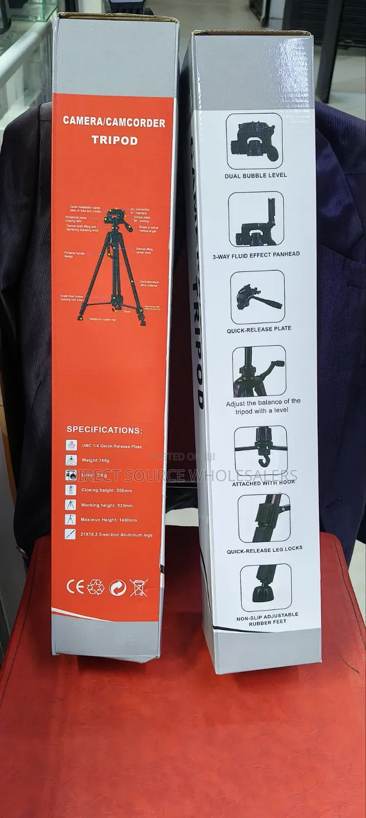 Weifeng Wt-3520 Lightweight Travel Camera Tripod