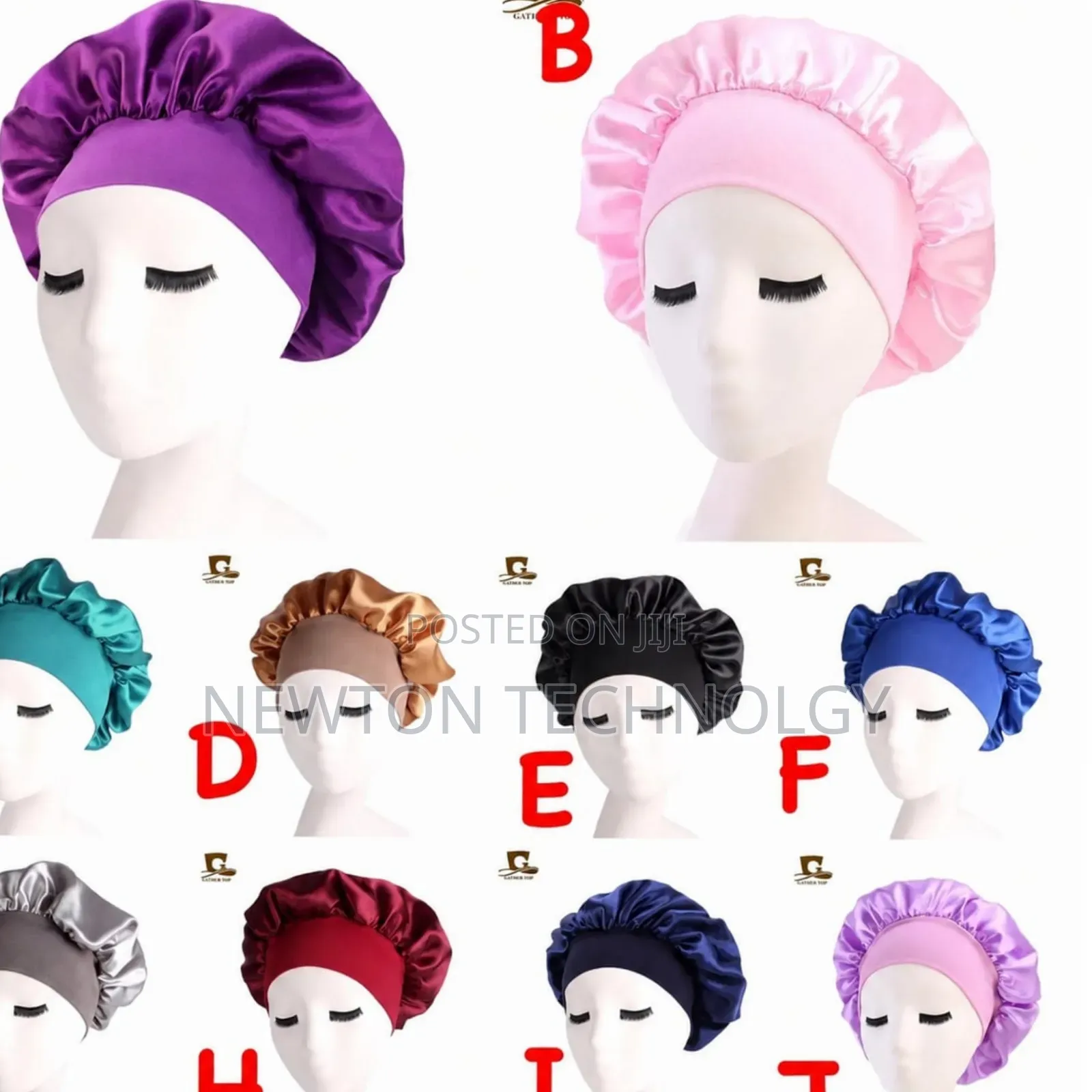  Sleeping Bonnets
Material Silk
Has an Elastic Band