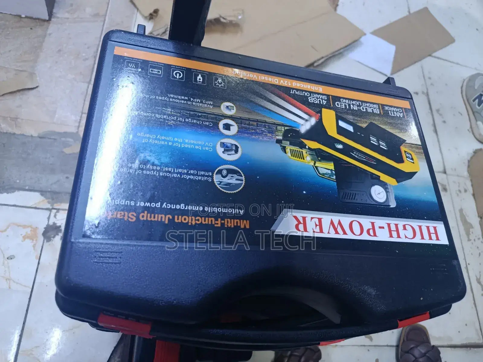 Multifuctional Car Jump Starter With Air Compressor 12v 99800mah