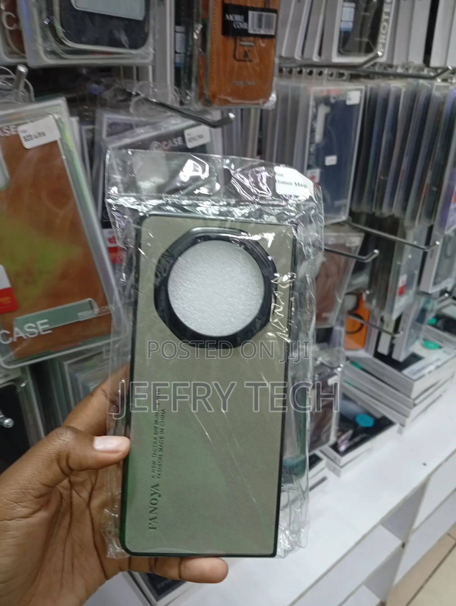 Honor X9a Olive Green Matte Back Case