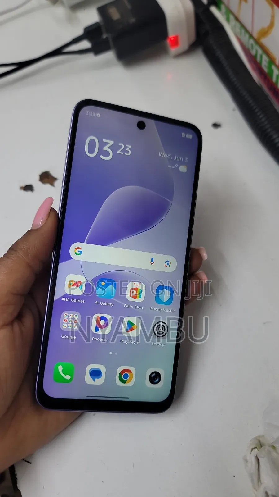 Infinix Hot 60i 128 GB Purple