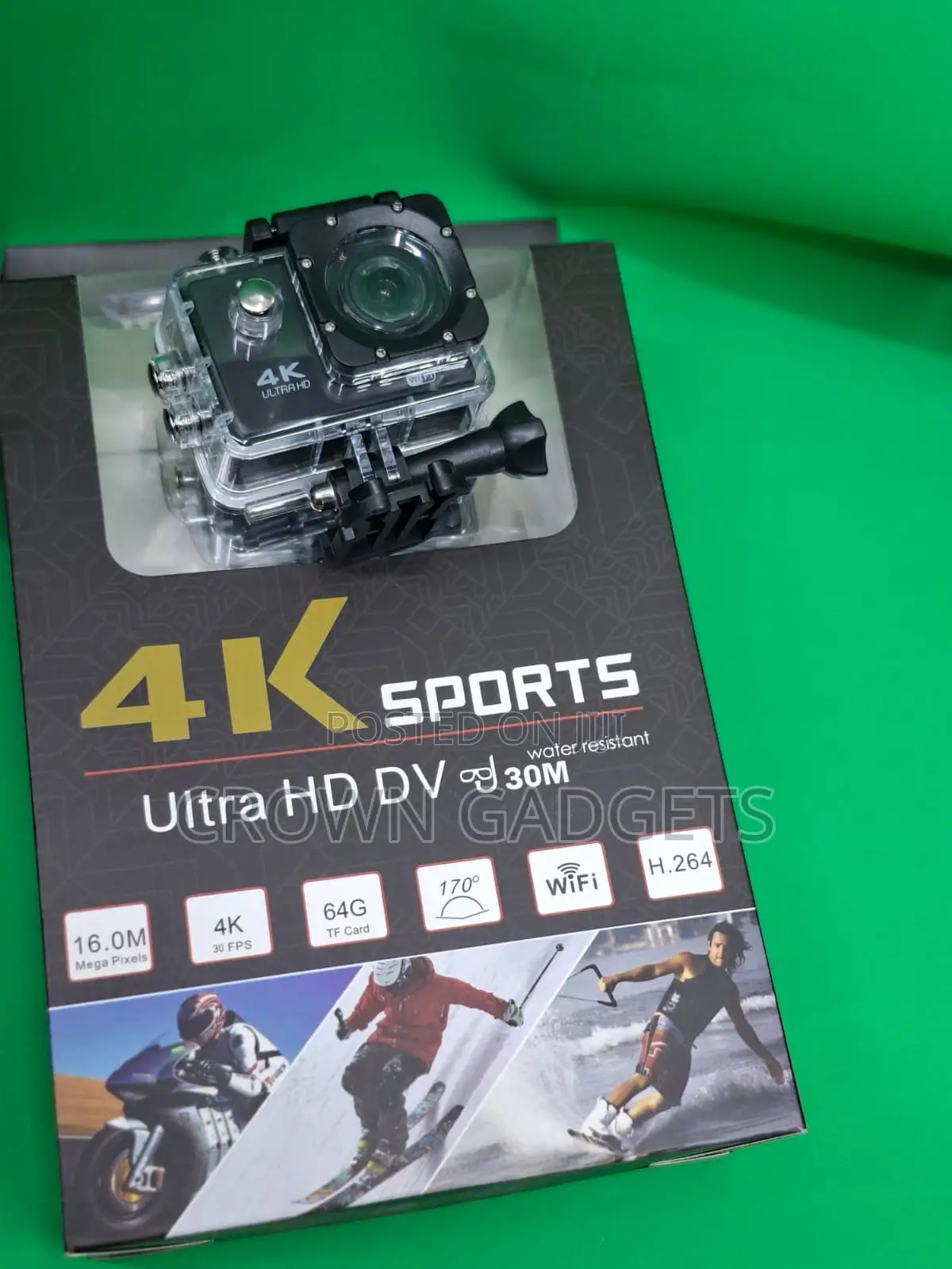 Ultra Hd Sports Action Camera With Wifi Waterproof Case