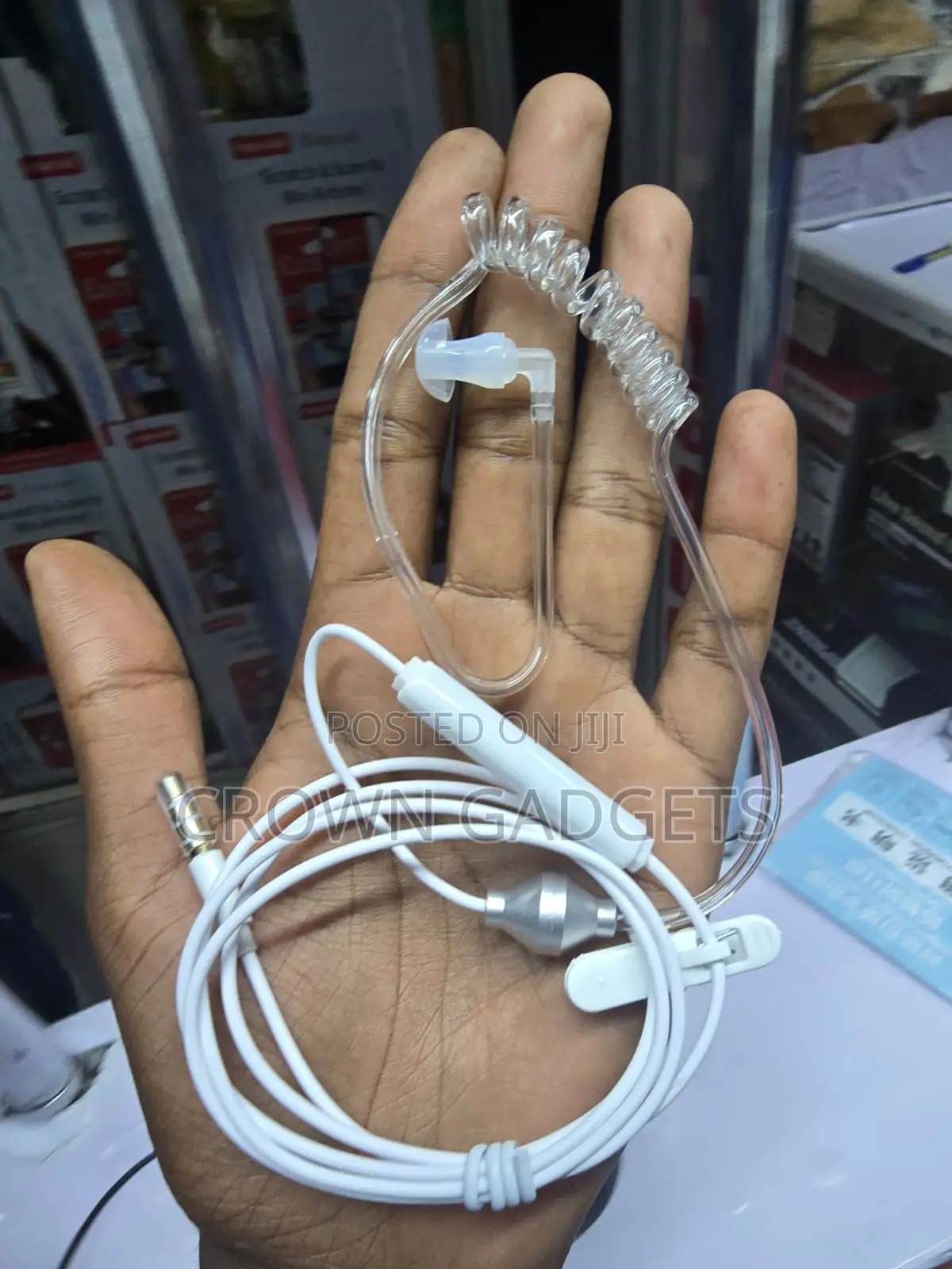 Wired Fbi Earpiece With Microphone and Call Control Button