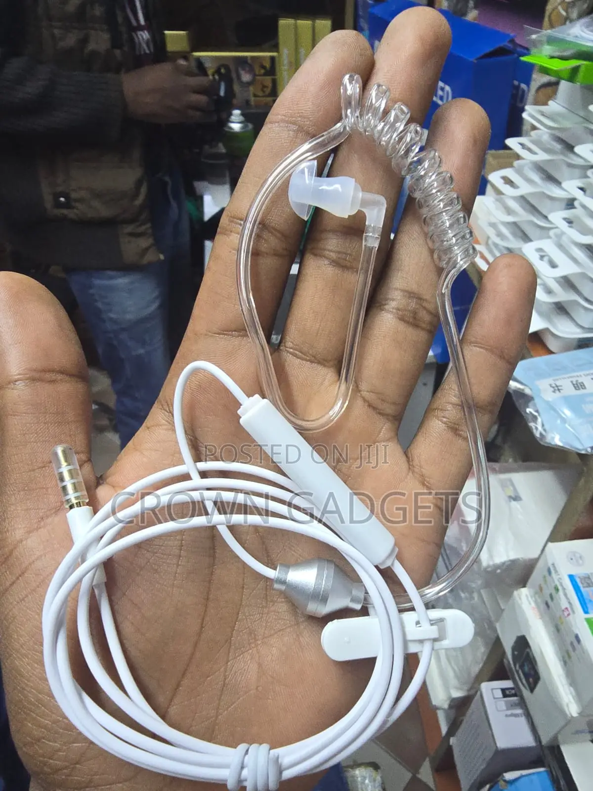 Fbi Wired Earphone With Air Tube and Call Control Button