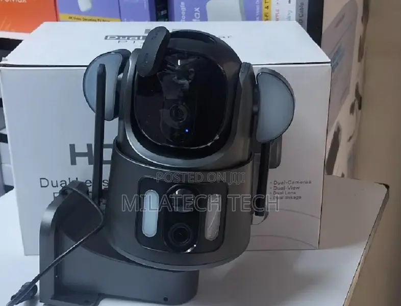 Ubox 6mp Dual Lens 4g Sim Card Camera – Pan/Tilt Control, Hd Recording