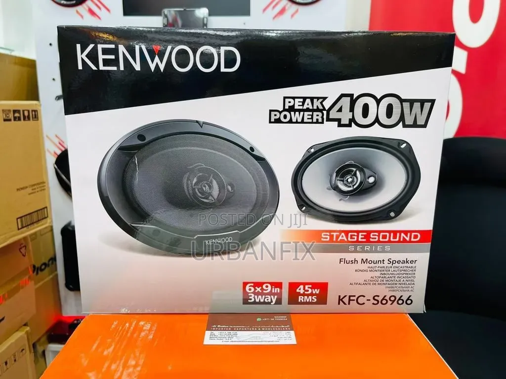 Kenwood 400watts Powerful Oval Midrange Speakers- A Pair