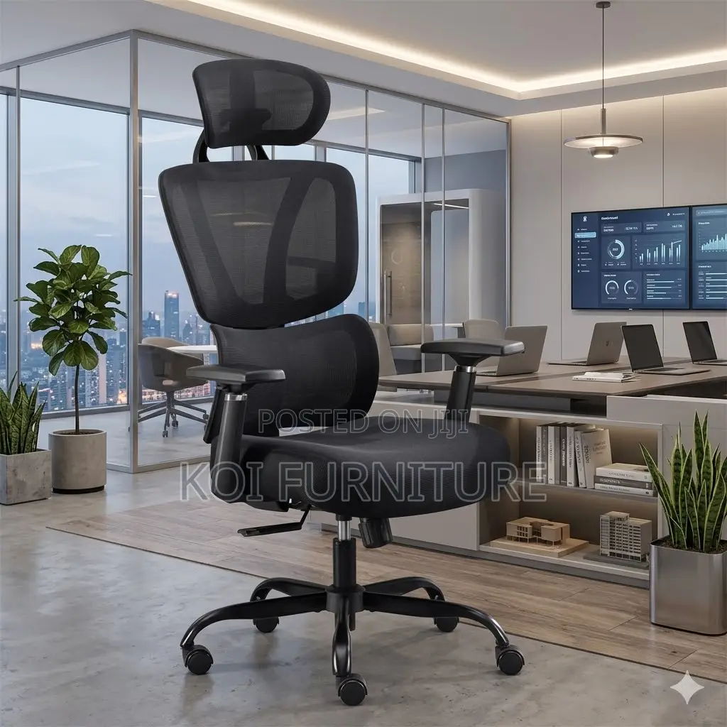 Office Chairs; High Back Fabric Orthopedic Vitoree Chairs