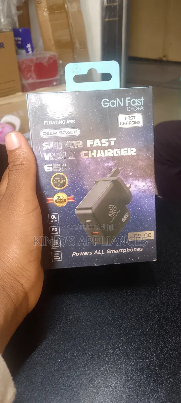 Floating Ark FDS-08 65w Can Super Fast Wall Charger Can Charge Laptop