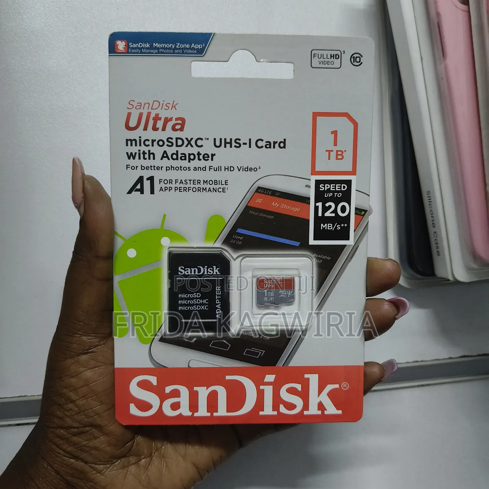 1 Tb Sandisk Memory Card Full Hd C10 120 Mb/S