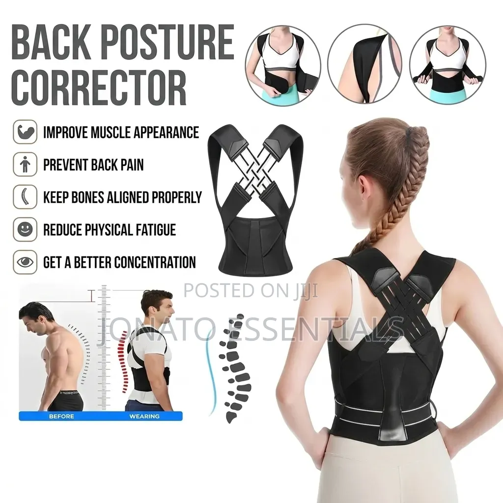 Back Posture Corrector Brace for Back Pain Relief Support(M Size)