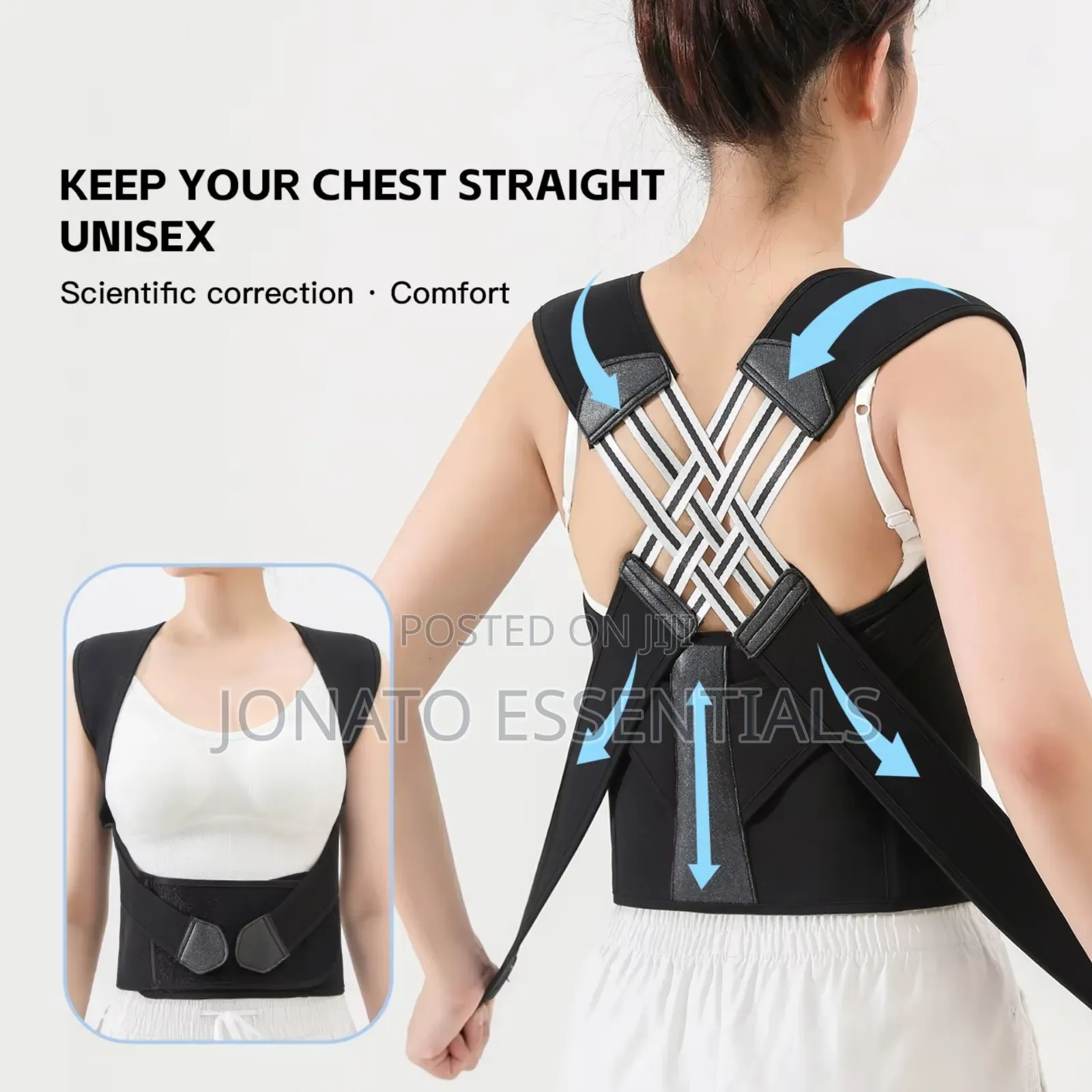 Back Posture Corrector Brace for Back Pain Relief Support(M Size)