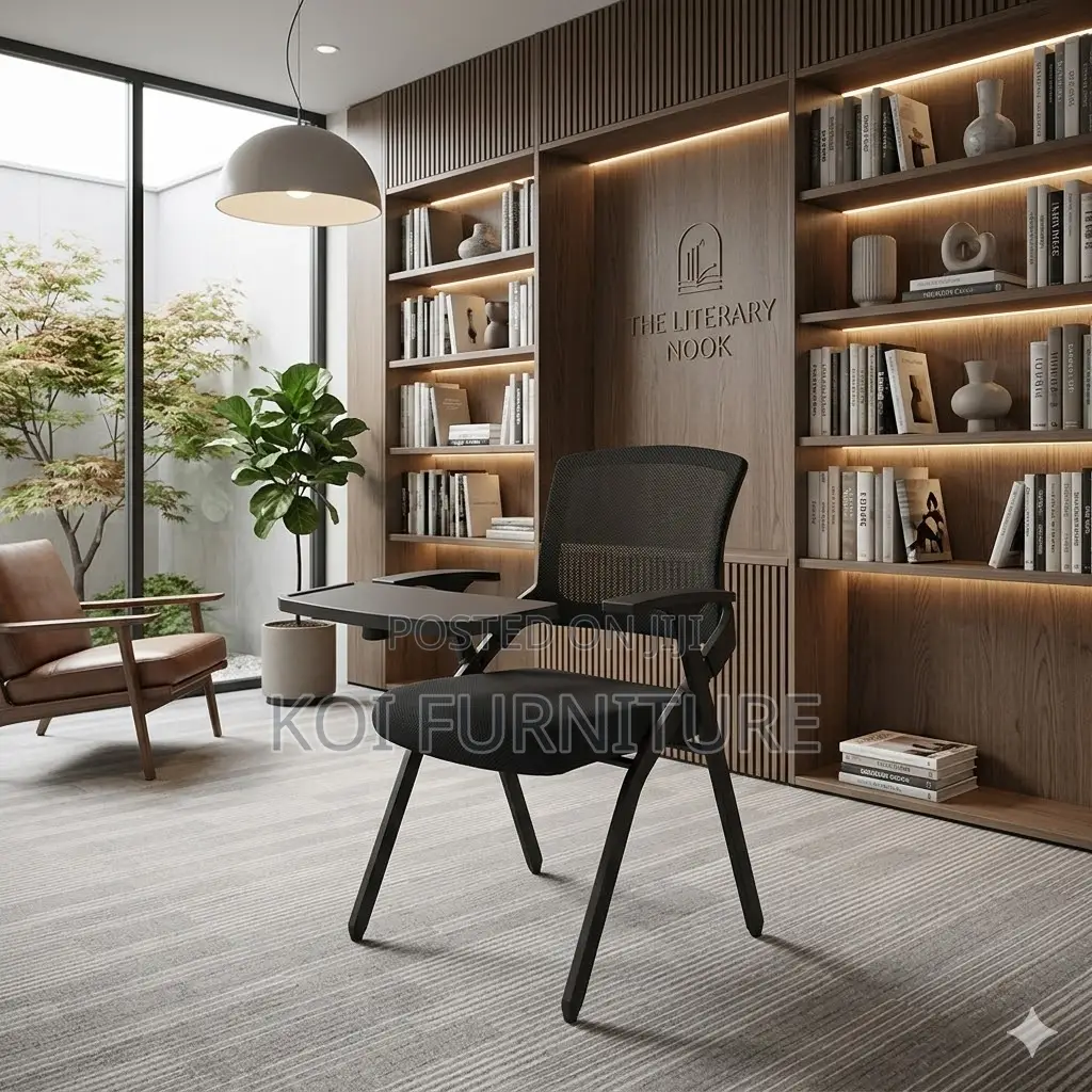 Office Chairs; Foldable Office Schools Writing Chairs With Pad