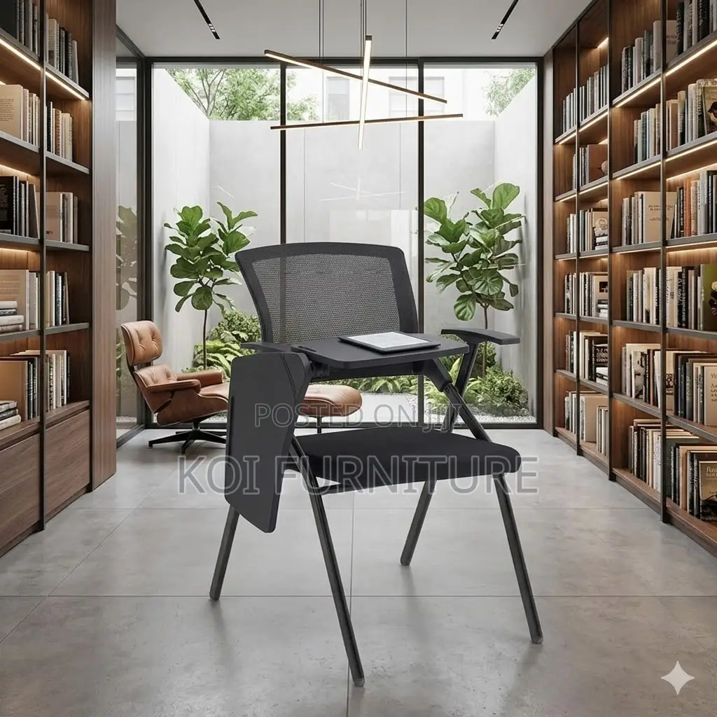 Office Chairs; Foldable Office Schools Writing Chairs With Pad