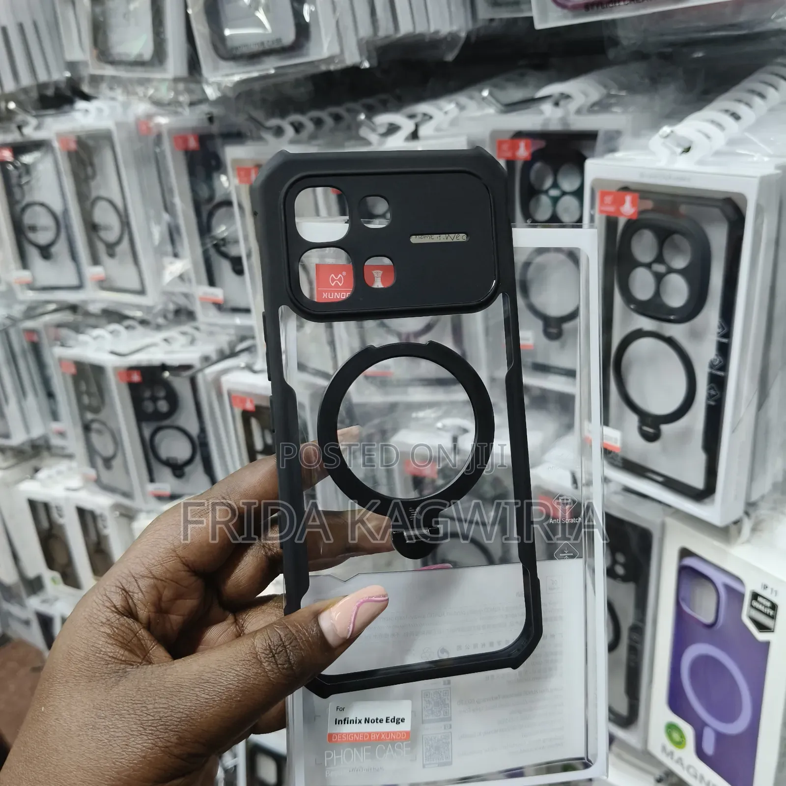 Infinix Note Edge Xundd Shockproof Clear Back Cover