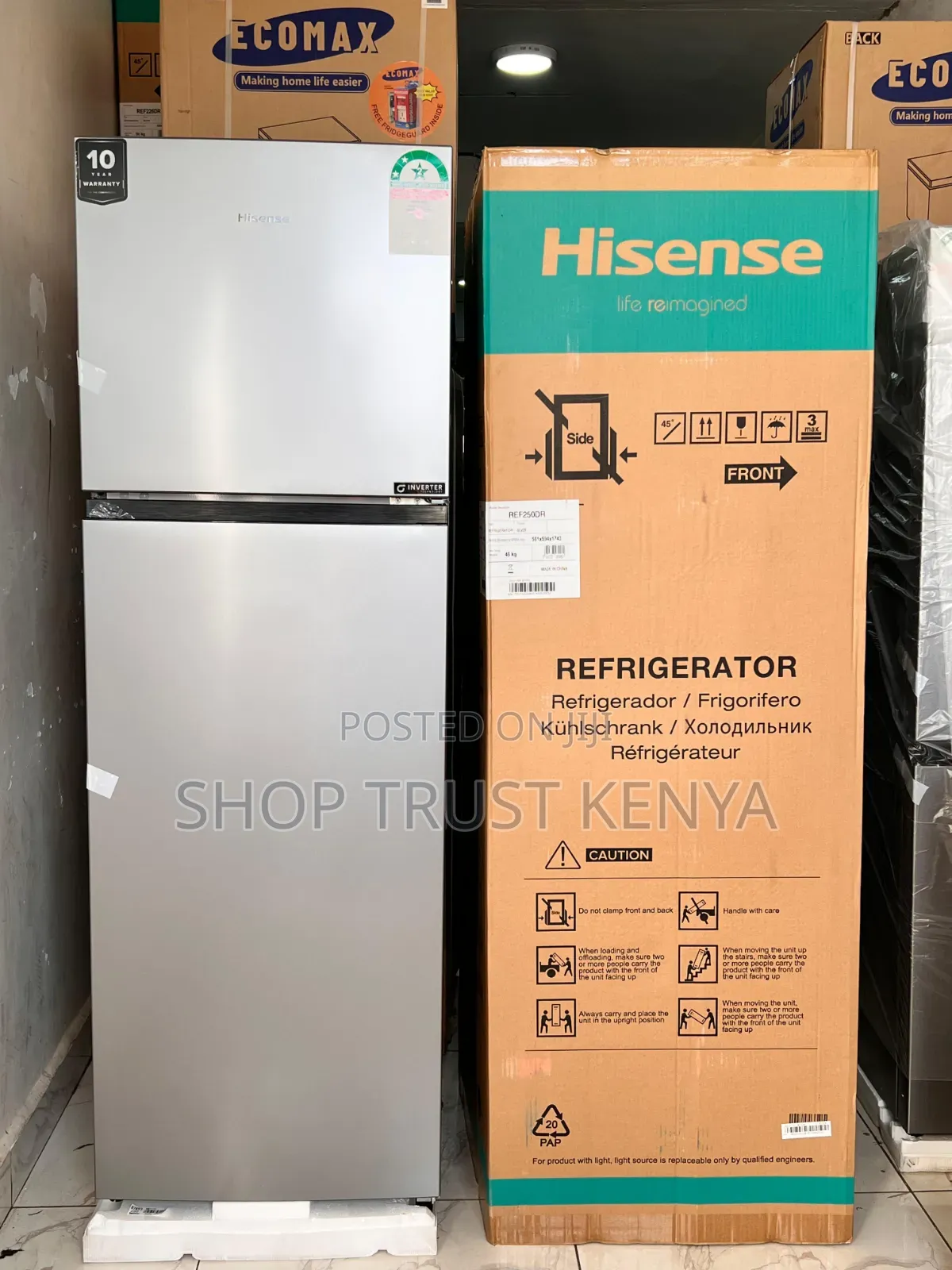 Hisense 250l Double Door Ref250dr No Frost