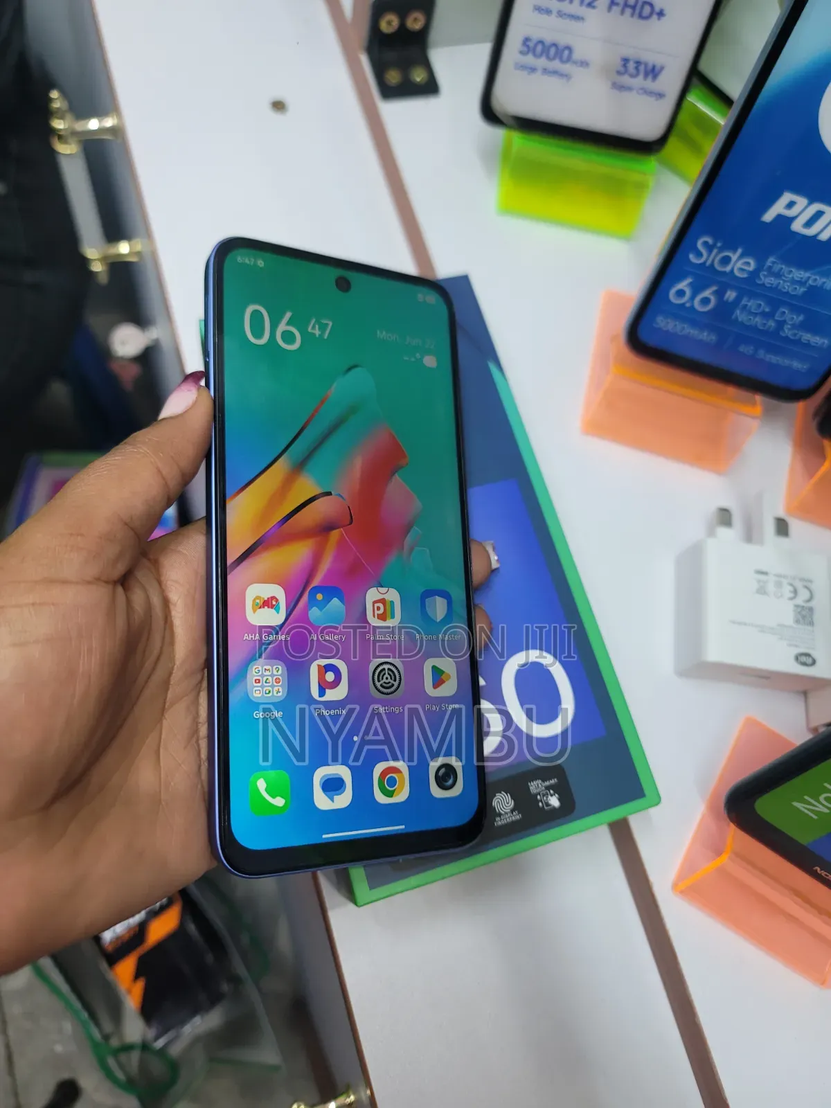 Infinix Hot 60i 128 GB Blue