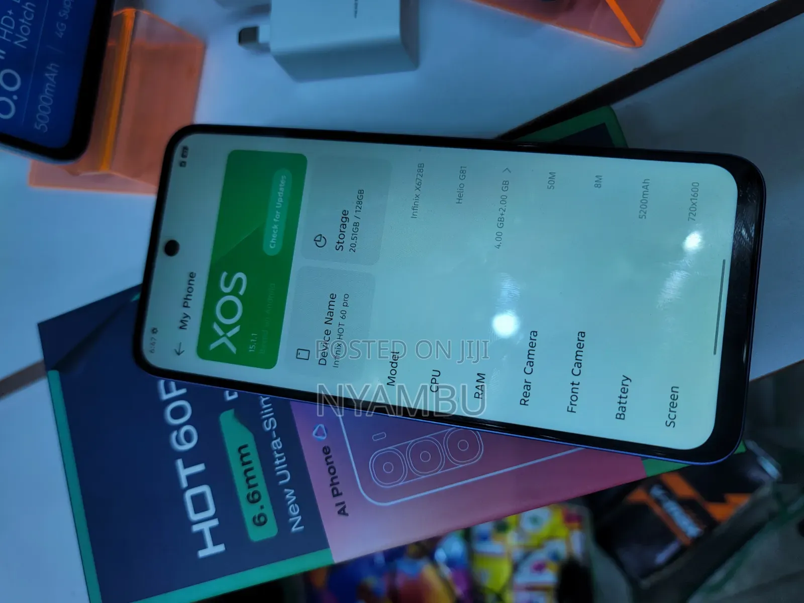 Infinix Hot 60i 128 GB Blue