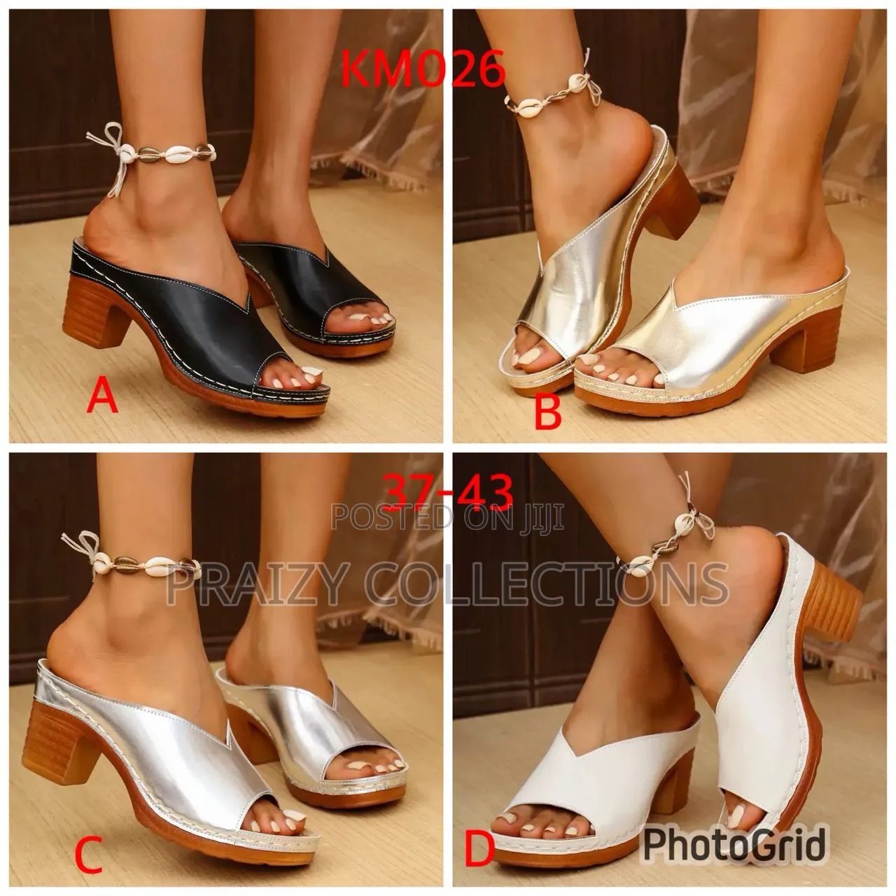 Elegant Block Heel Mule Sandals – Chic Comfortable Open-Toe Heels