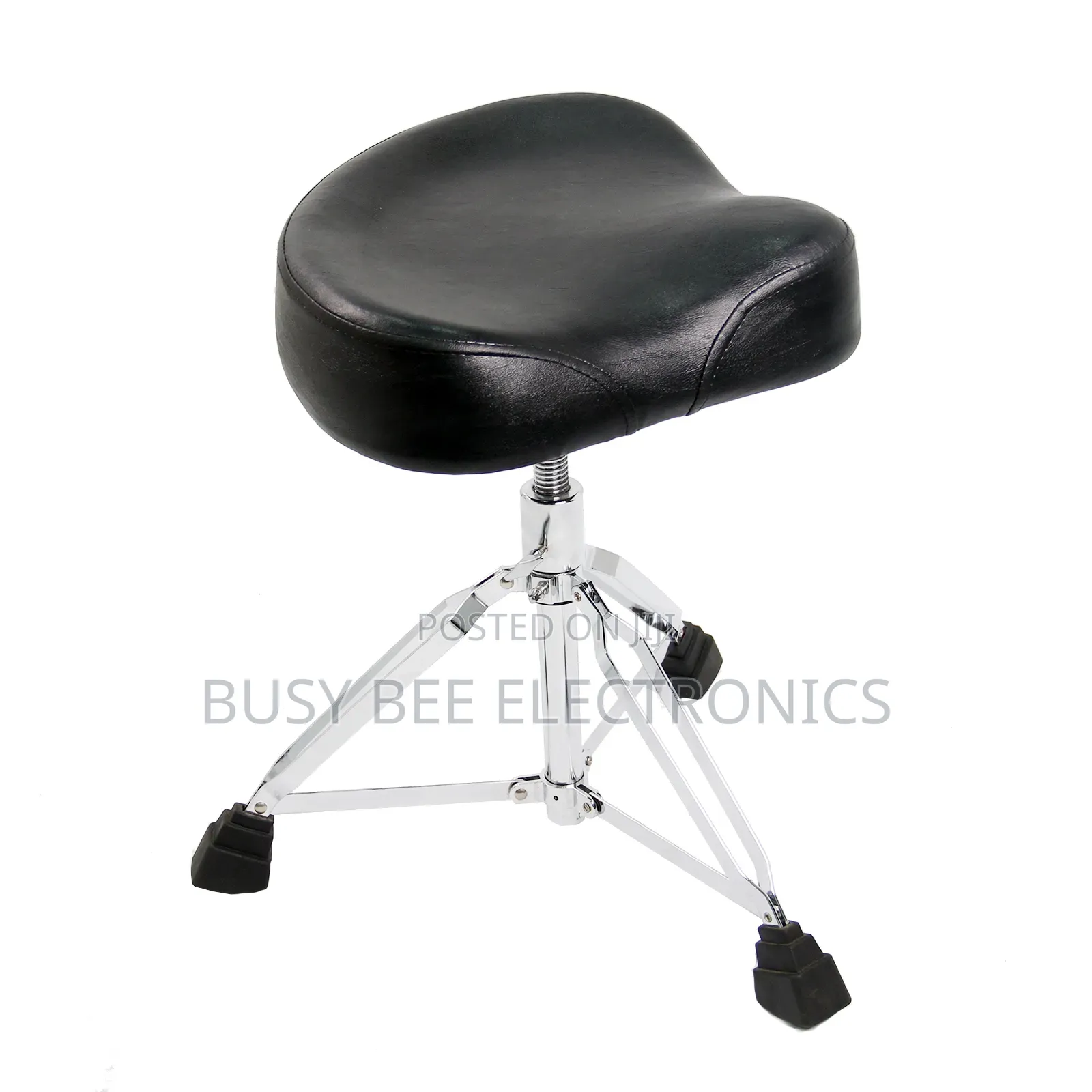 New Style Adjustable Black Drum Throne