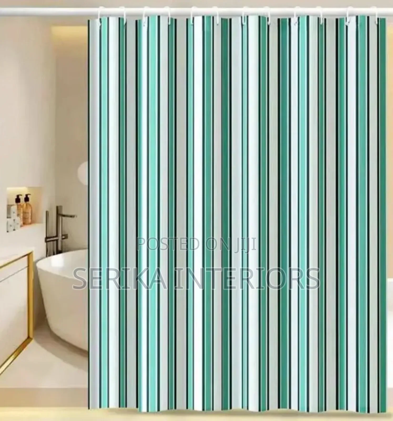 Lines Shower Curtains Shower Curtains Environmental Friendly Justin