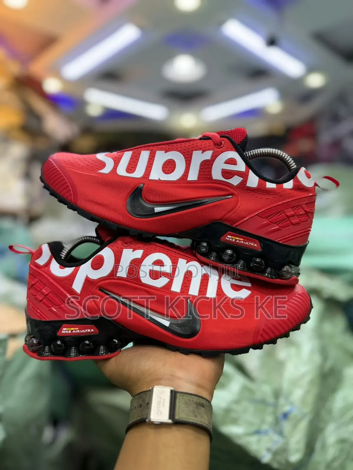 Nike Airmax Supreme “Red White “
Quality Leather