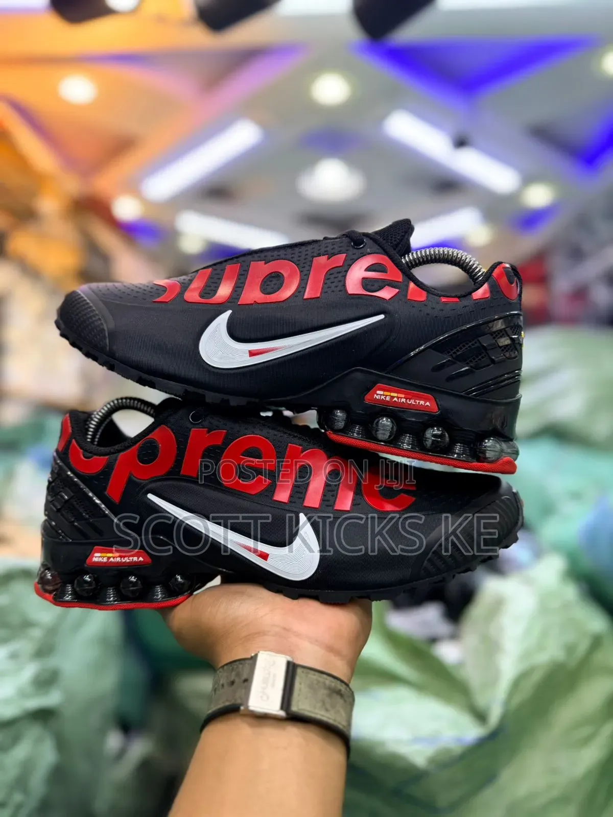 Nike Airmax Supreme “Black Red“
Quality Leather