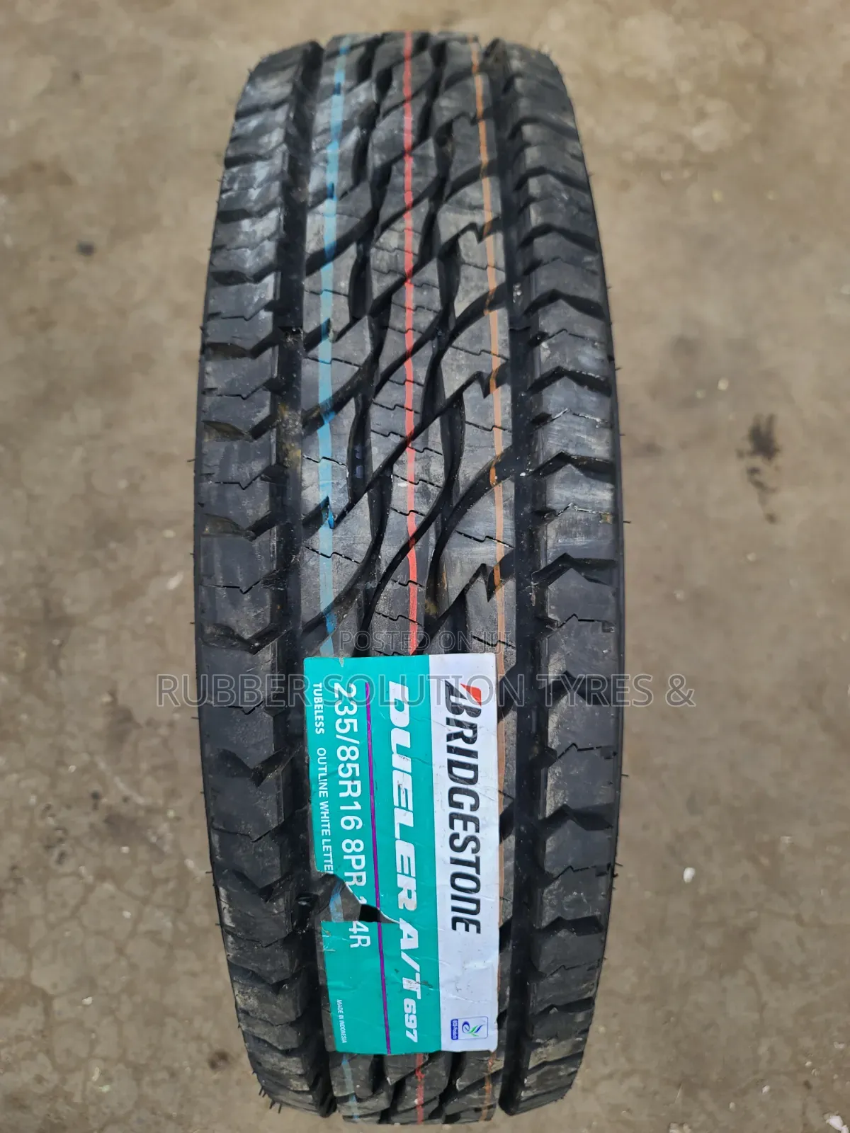 235 /85 R16 Bridgestone Tyres 8pr Dueler a/T-697 All-Terrain