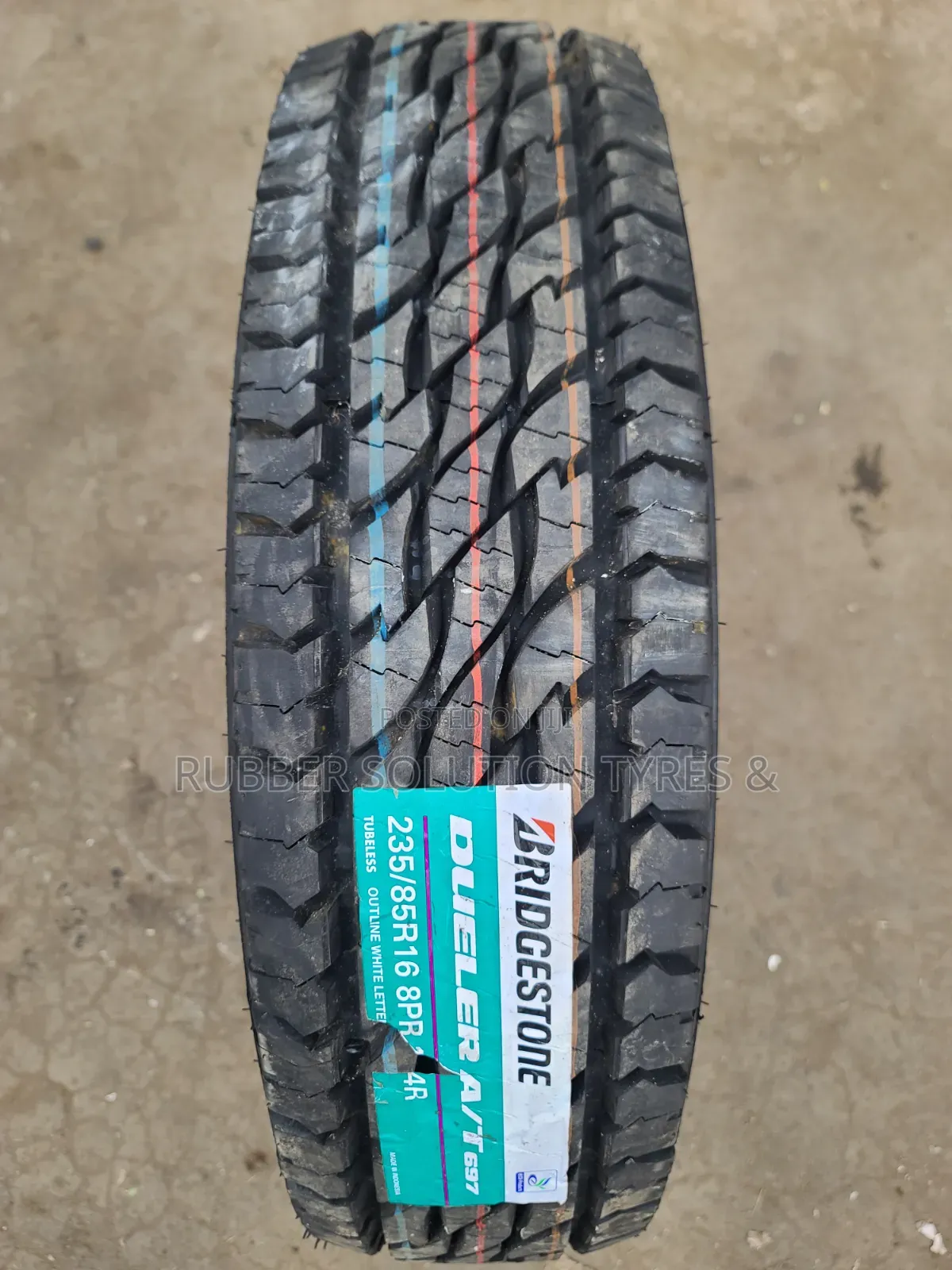 235 /85 R16 Bridgestone Tyres 8pr Dueler a/T-697 All-Terrain