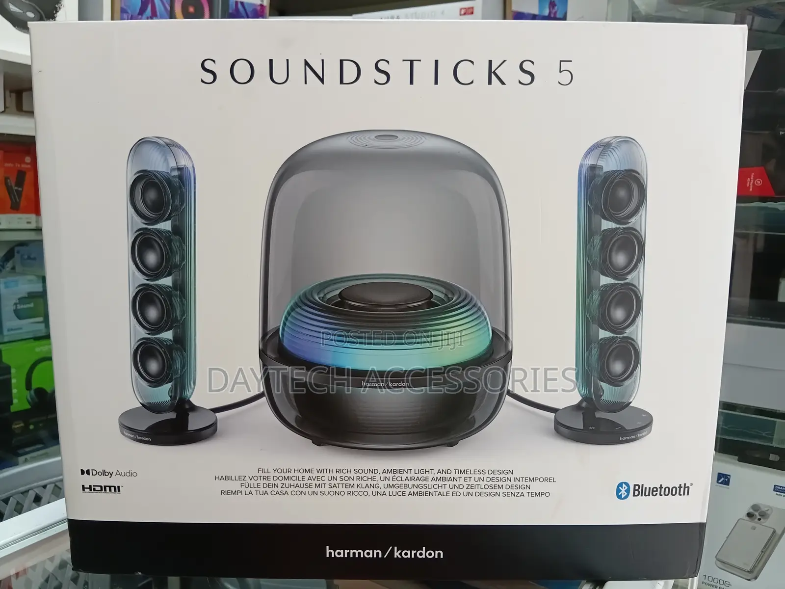 Harman Kardon Soundsticks 5 Bluetooth Speaker System RGB - Black