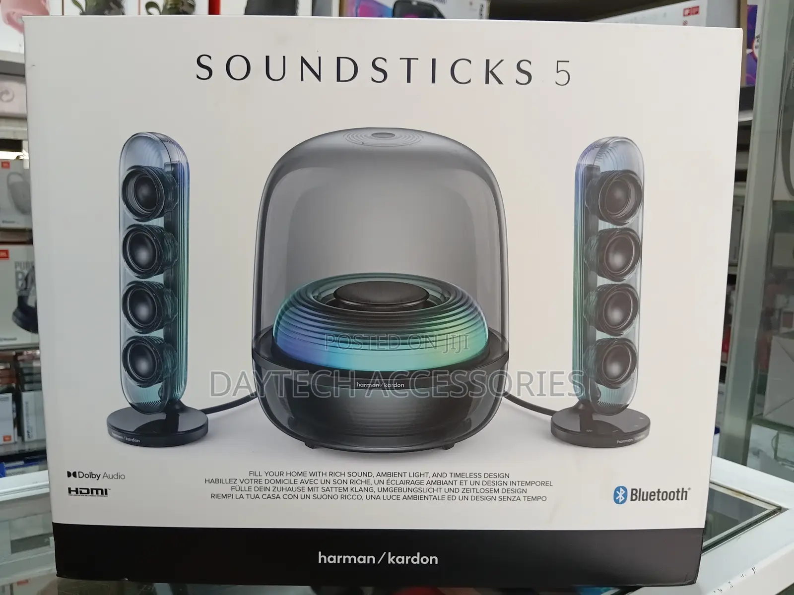 Harman Kardon Soundsticks 5 Bluetooth Speaker System RGB - Black